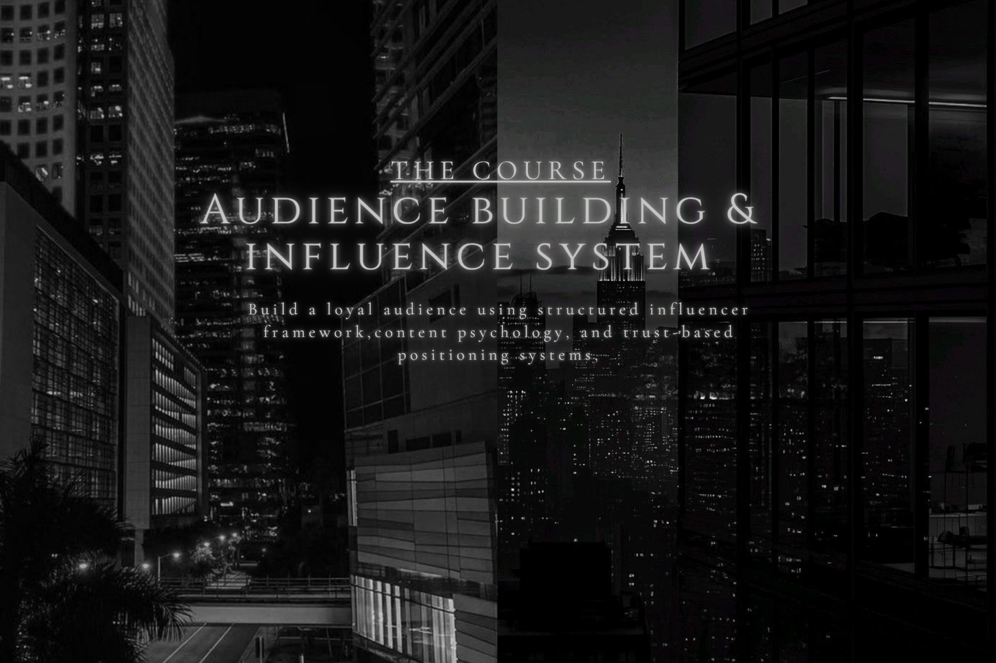 Audience Building & Influence System